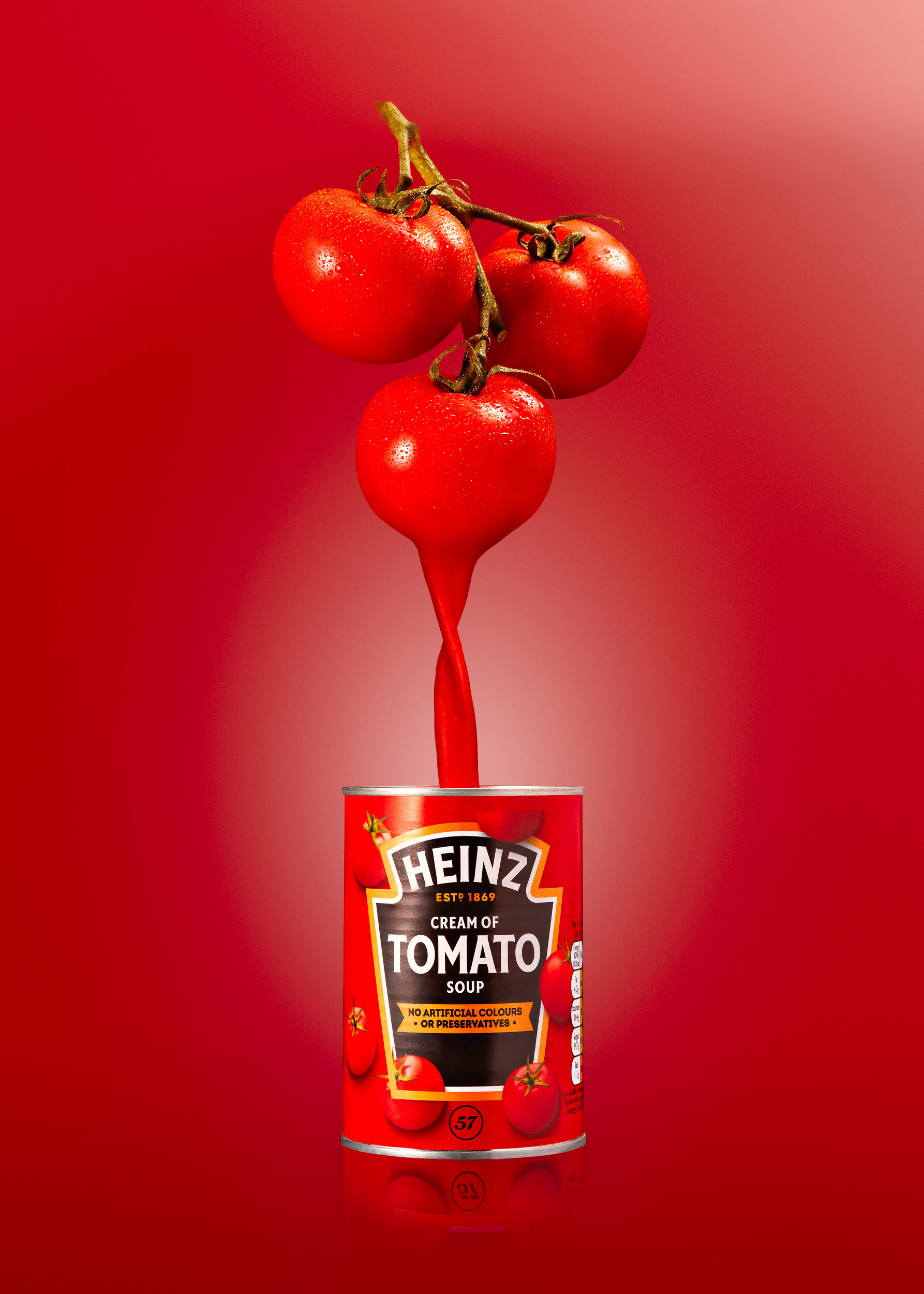 Heinz Cream of Tomato Soup | Commercial Product Shot 
