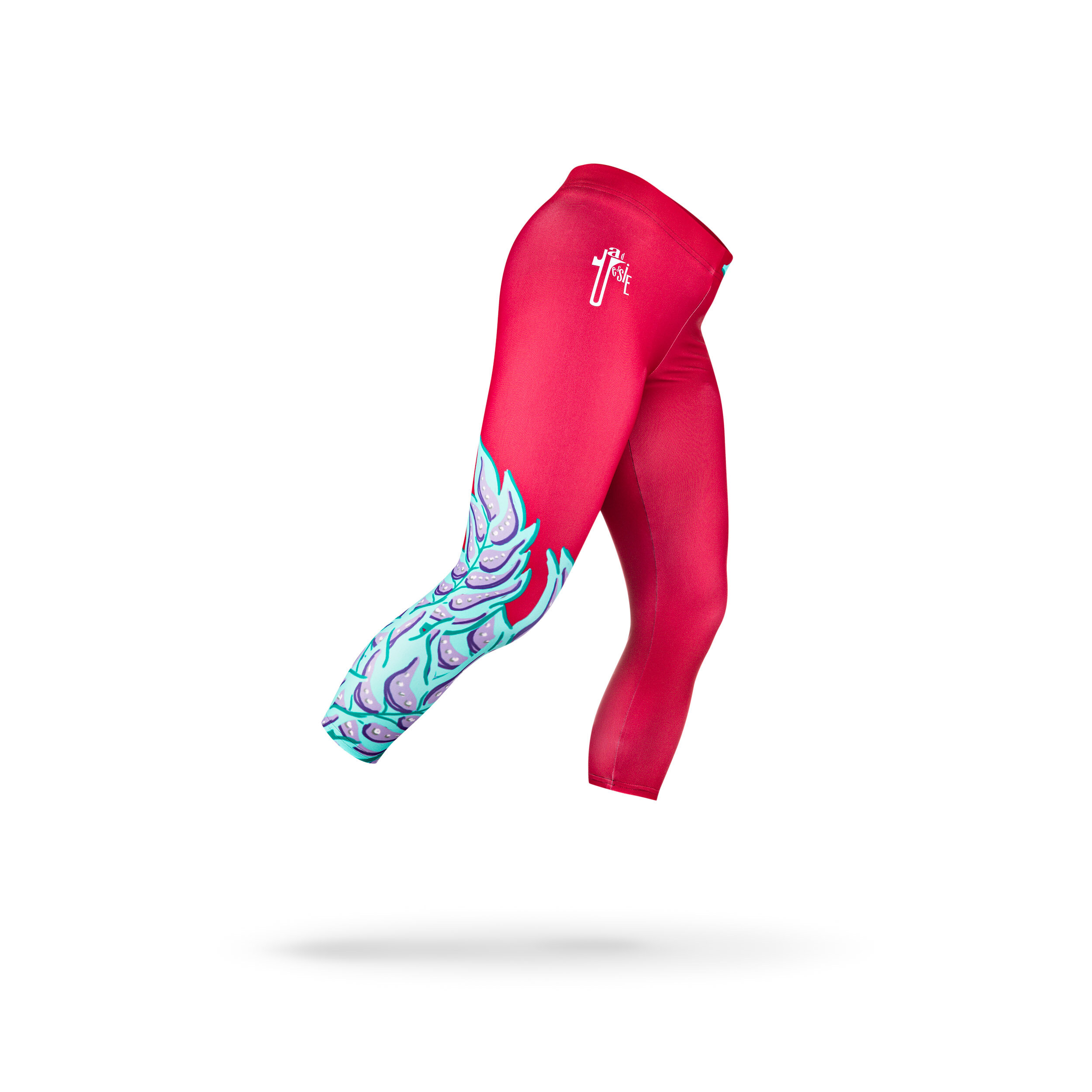 Pink Pattern Leggings | Pack Shot 