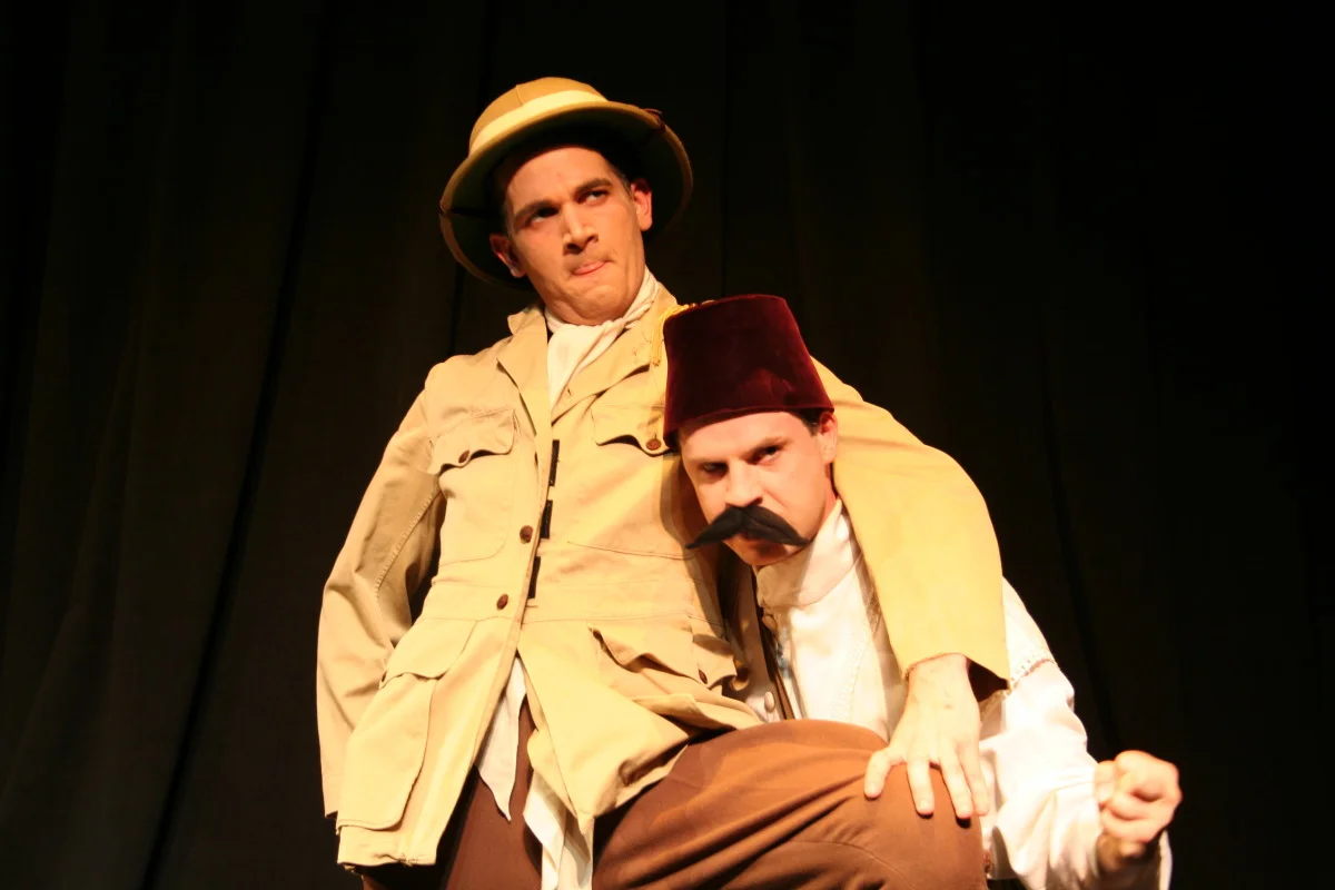 Jason Grimm and Jason Engstrom in The Mystery of Irma Vep (2007).