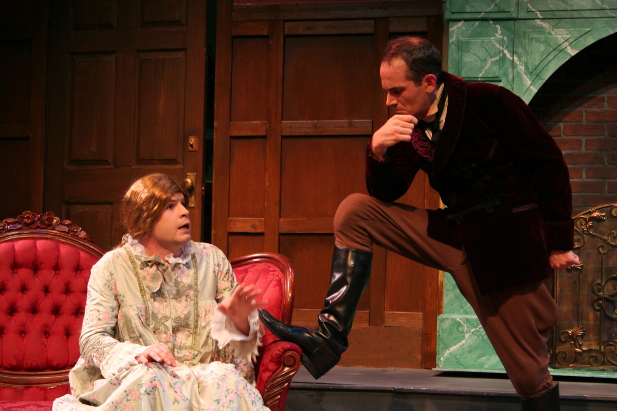 Jason Engstrom and Jason Grimm in The Mystery of Irma Vep (2007).