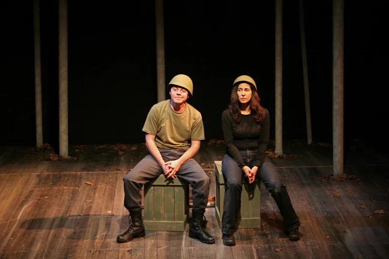 Kris Stoker and Amy Herzberg in My Father's War (2008).