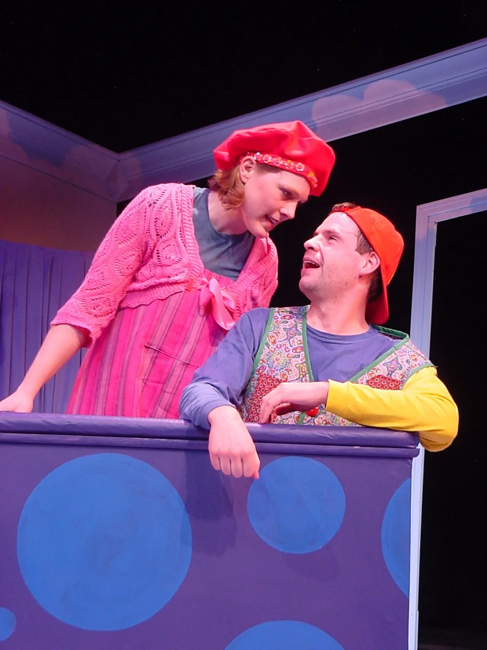 Valarie Andrews and Jason Engstrom in Noodle Doodle Box (2008).