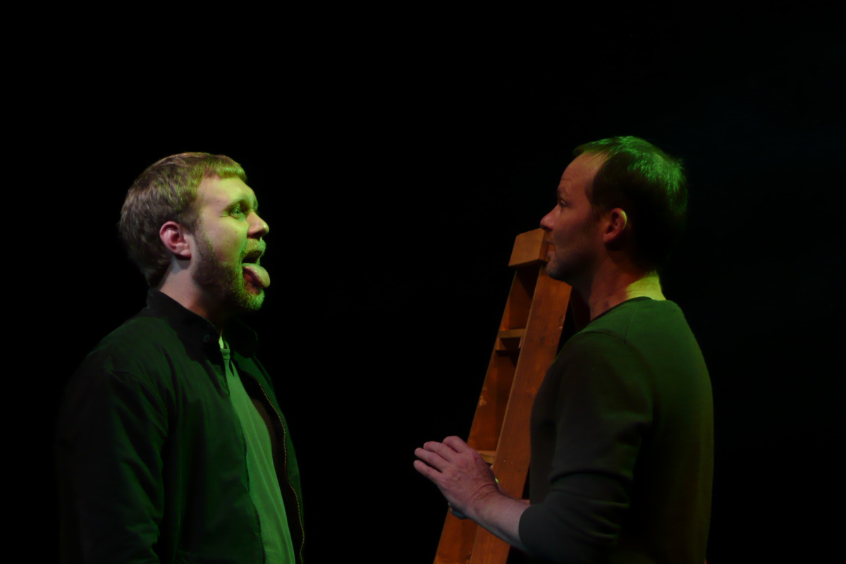 Bryce Kemph and Mark Landon Smith in Jacob Marley's Christmas Carol (2007).