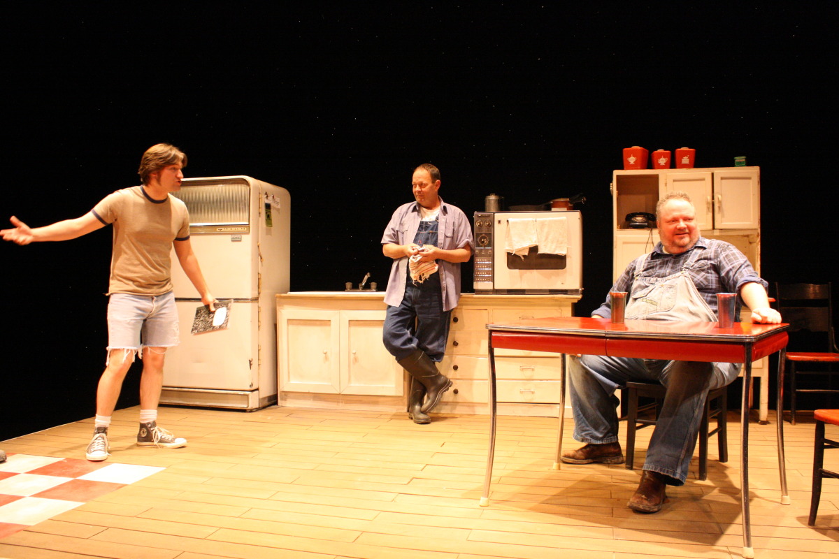 William Grayson, David Pickens, and Mike Thomas in Drawer Boy (2009).