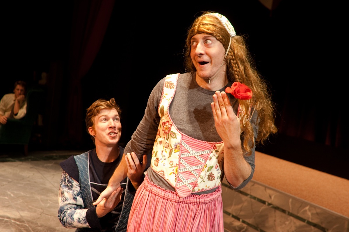 Liam Selvey and Jim Goza in The Complete Works of William Shakespeare (2009).