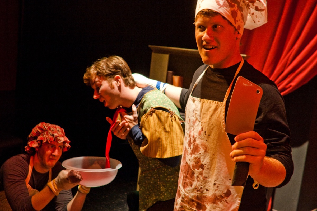Liam Selvey and Jordan Haynes in The Complete Works of William Shakespeare (2009).