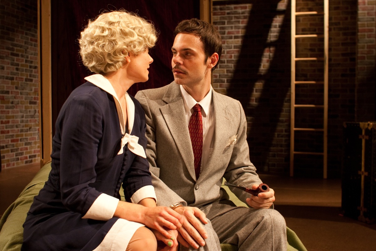 Sabrina Veroczi and Avery Clark in The 39 Steps (2010).