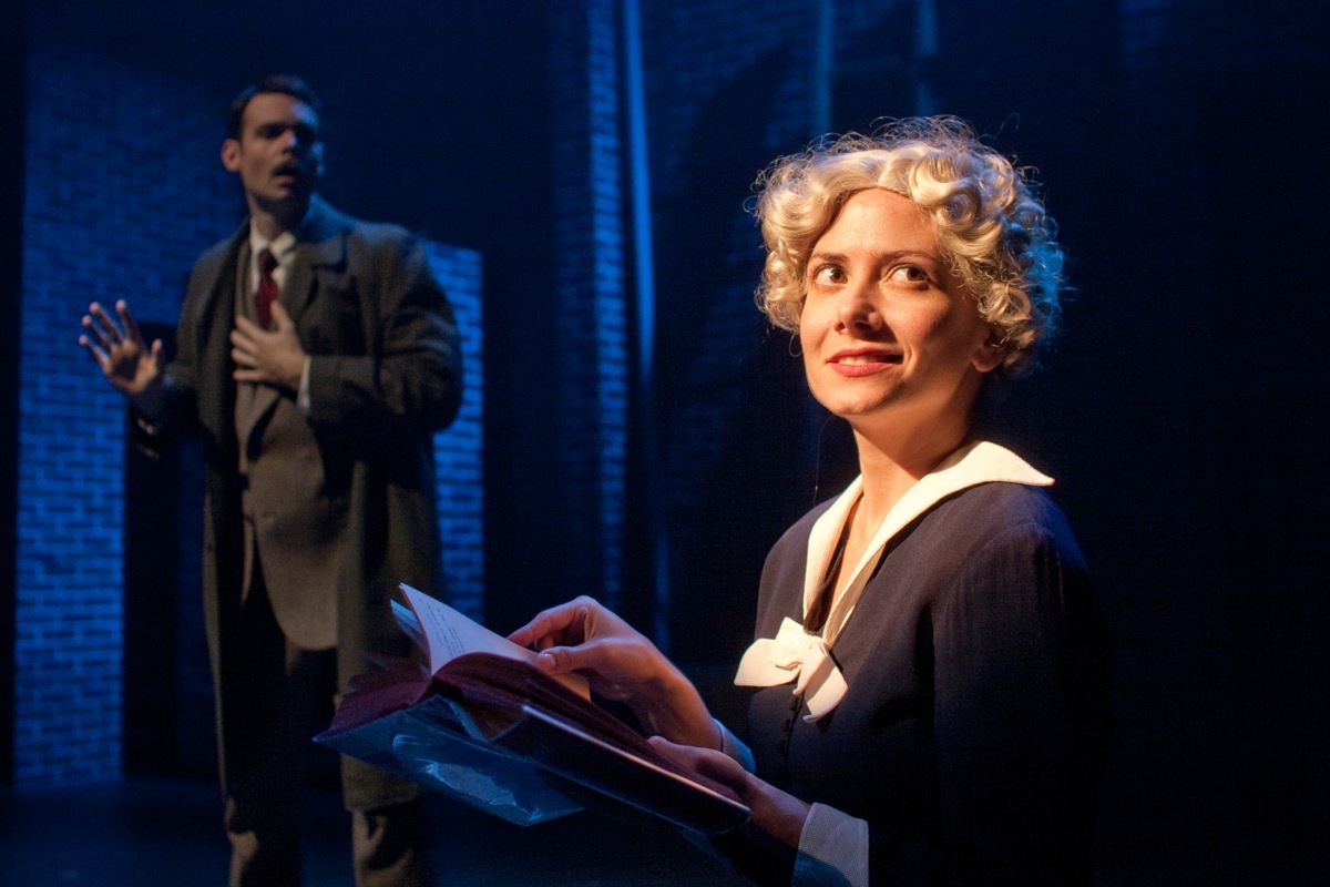 Avery Clark and Sabrina Veroczi in The 39 Steps (2010).