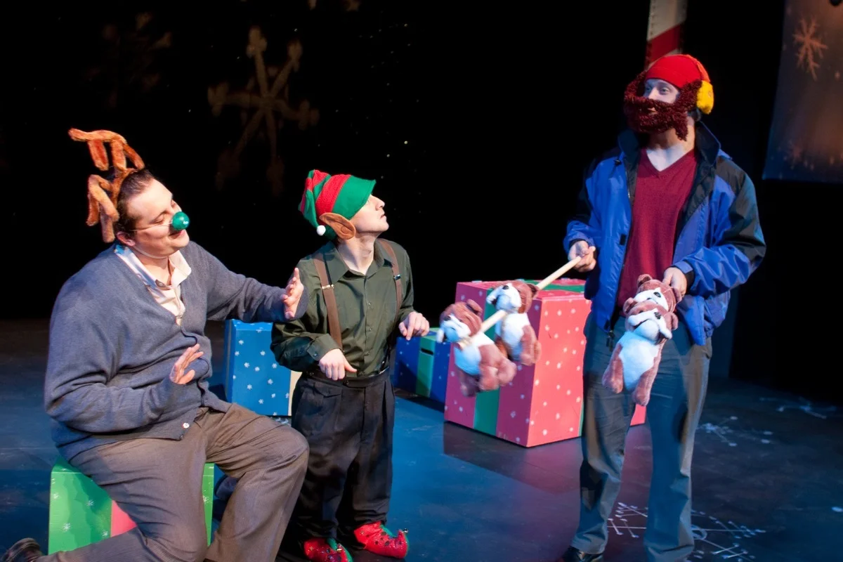 Sean Phillip Mabrey, Jim Goza, and Jordan Haynes in Every Christmas Story Ever Told (2010).