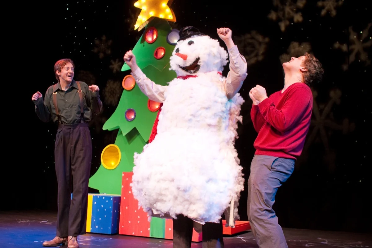 Jim Goza, Sean Phillip Mabrey, and Jordan Haynes in Every Christmas Story Ever Told (2010).
