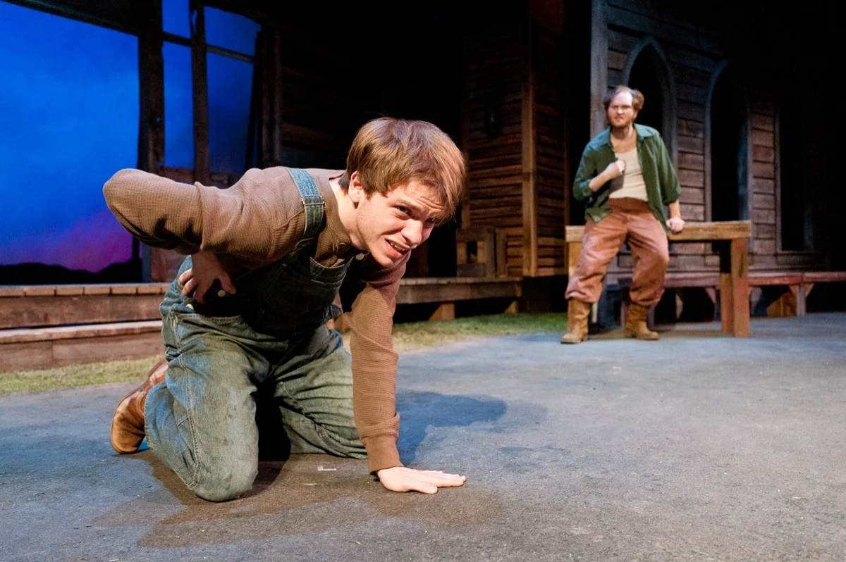 Quinn Gasaway and John T. Smith in Sundown Town (2011).