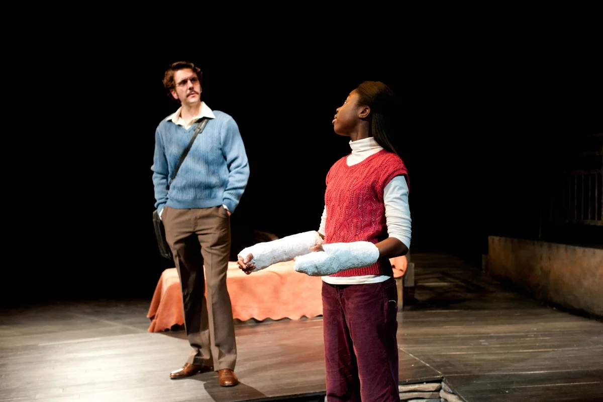 Normal 0 false false false EN-US X-NONE X-NONE
Steven Marzolf and E.J. Ogbeide in The Fall of the House (2012). Photo by M. Taylor Long.
