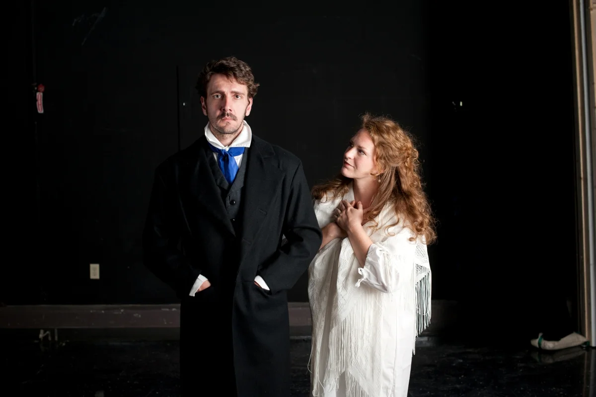 Normal 0 false false false EN-US X-NONE X-NONE
Steven Marzolf and Laura Shatkus in The Fall of the House (2012). Photo by M. Taylor Long.
