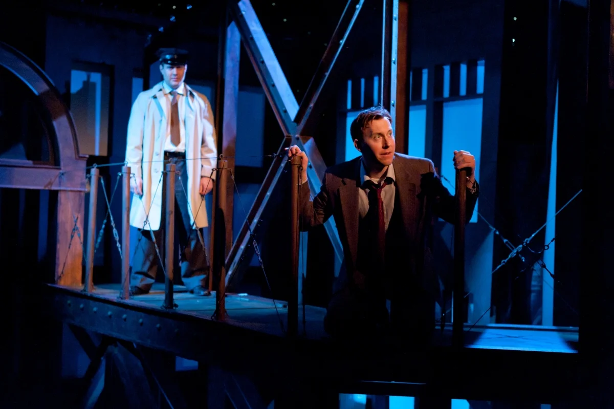 Normal 0 false false false EN-US X-NONE X-NONE
Bryce Kemph and Andrew Dahl in It’s a Wonderful Life (2011). Photo by M. Taylor Long.
