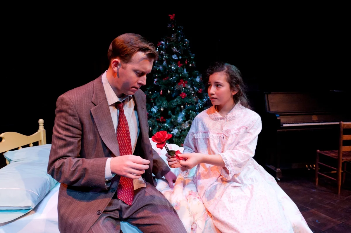 Normal 0 false false false EN-US X-NONE X-NONE
Andrew Dahl and Sarah Behrend-Wilcox in It’s a Wonderful Life (2011). Photo by M. Taylor Long.
