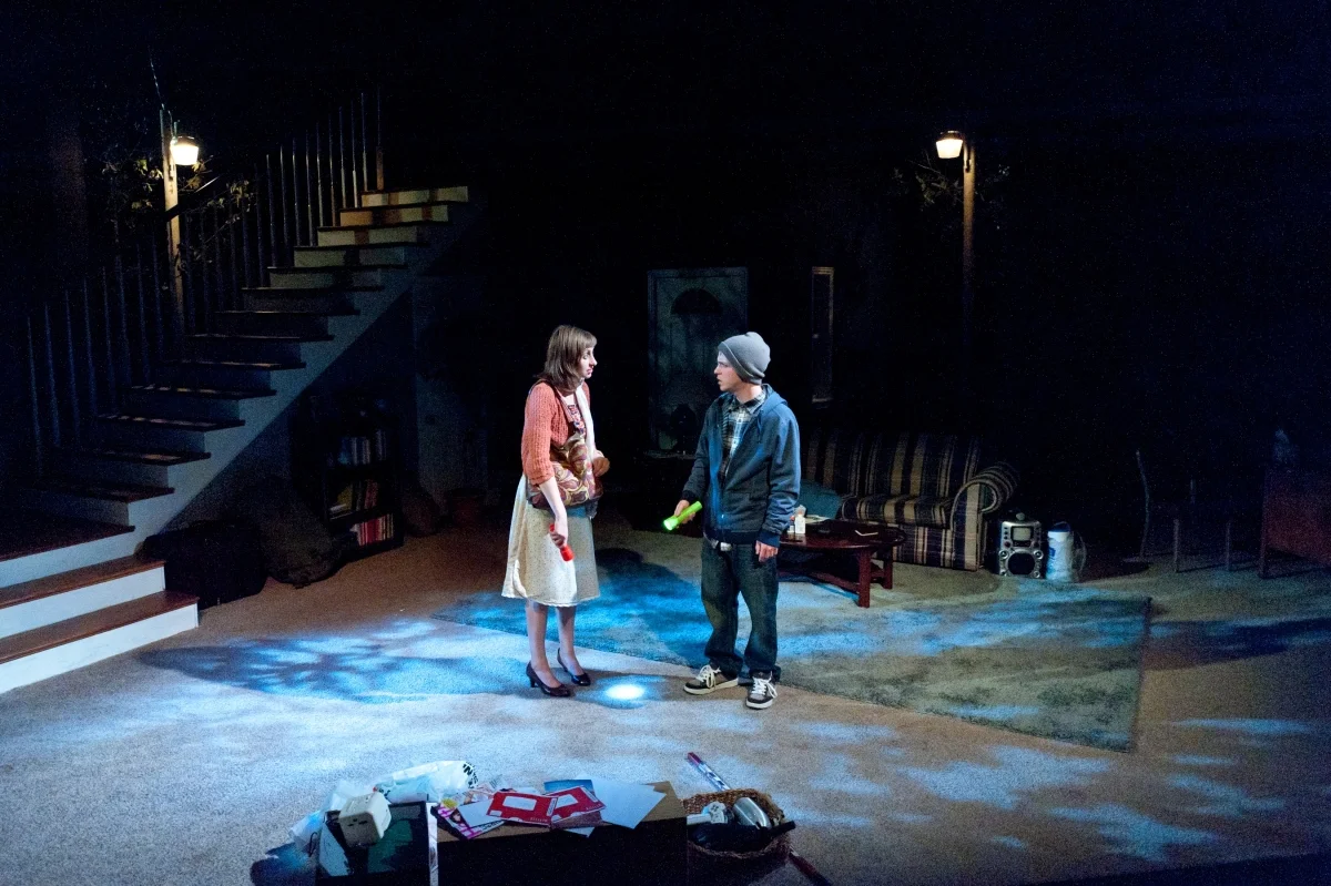 Normal 0 false false false EN-US X-NONE X-NONE
Lauren Blumenfeld and Quinn Gasaway in Tigers Be Still (2012). Photo by M. Taylor Long.
