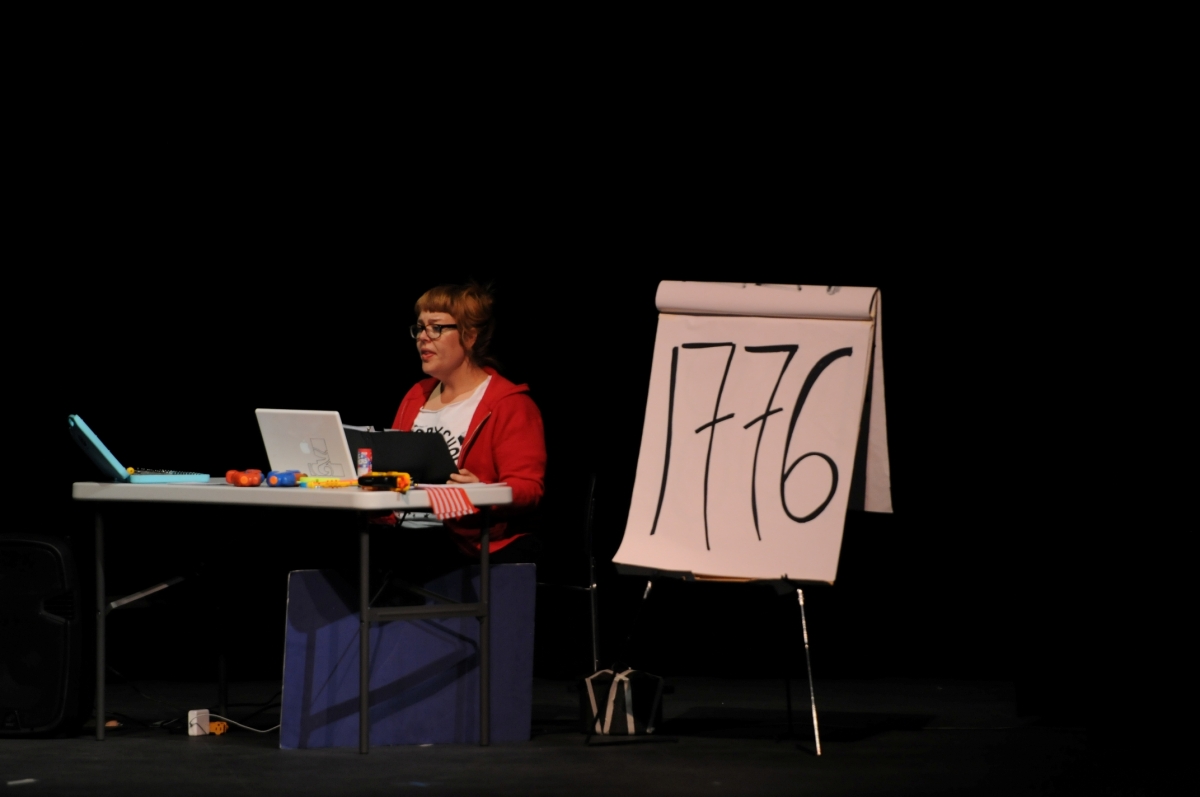 Erika Wilhite in The History Show (2012).