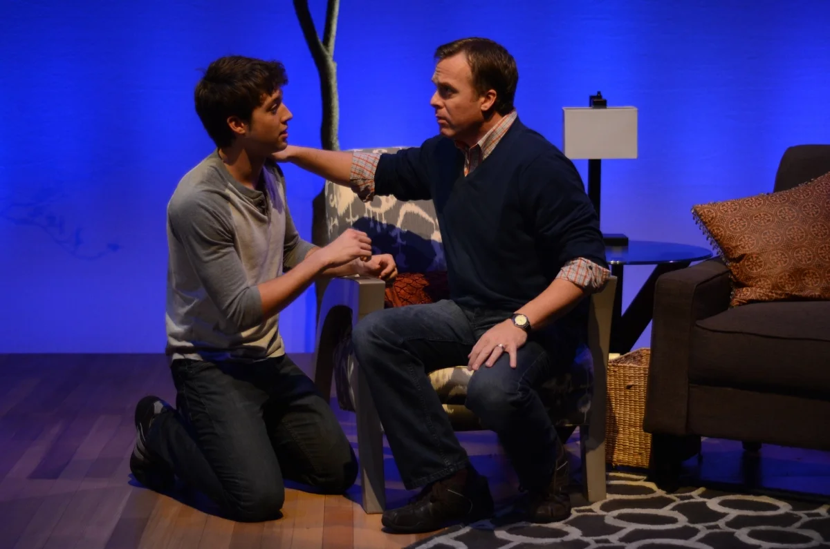 Jared Nepute and Rob Sutton in Next to Normal (2013). Photo by Bettencourt Chase Photography.