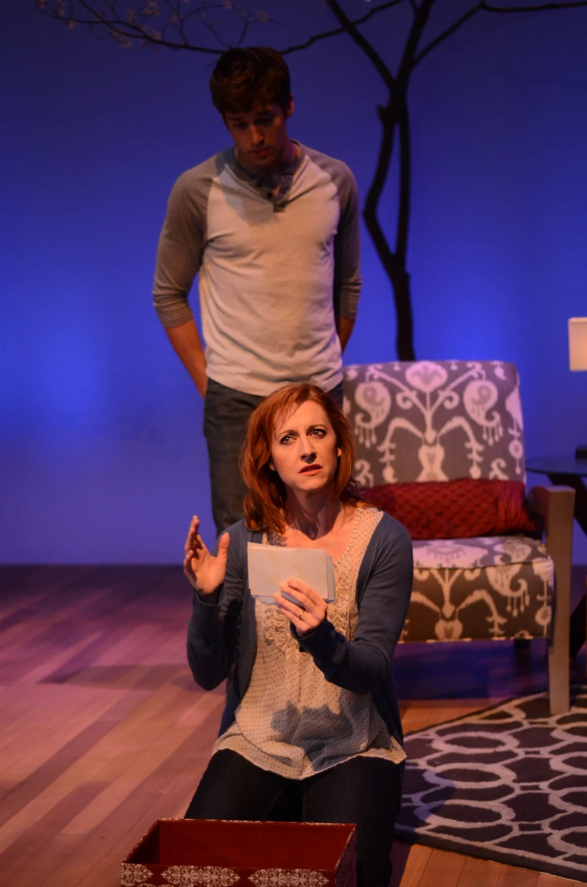 Jared Nepute and Rita Harvey in Next to Normal (2013). Photo by Bettencourt Chase Photography.