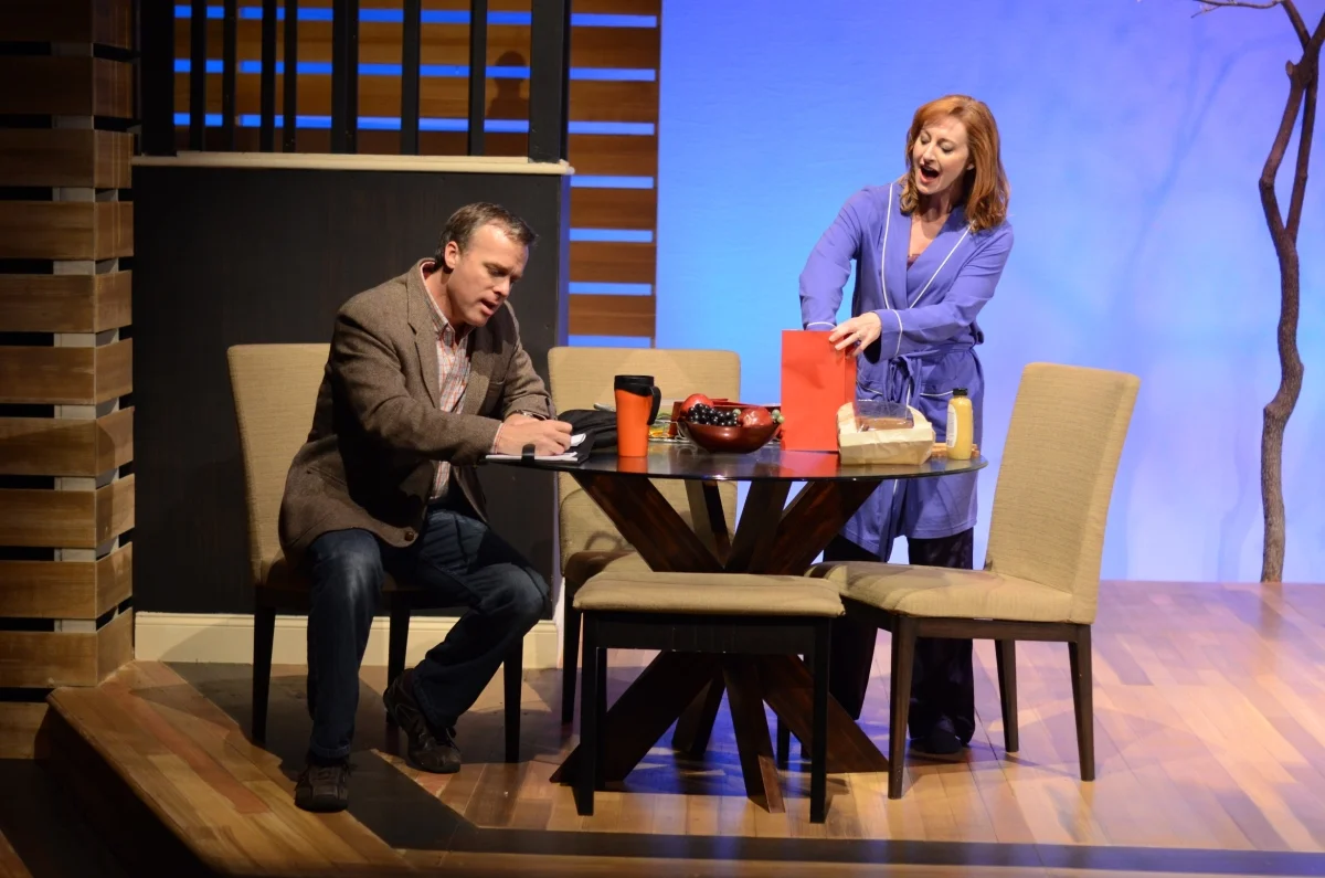Rob Sutton and Rita Harvey in Next to Normal (2013). Photo by Bettencourt Chase Photography.