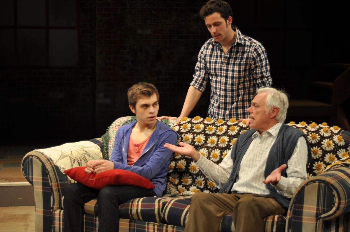 Mason Azbill, Michael Bradley Cohen, and Bill Rogers in Sons of the Prophet (2013). Photo by Bettencourt Chase Photography.