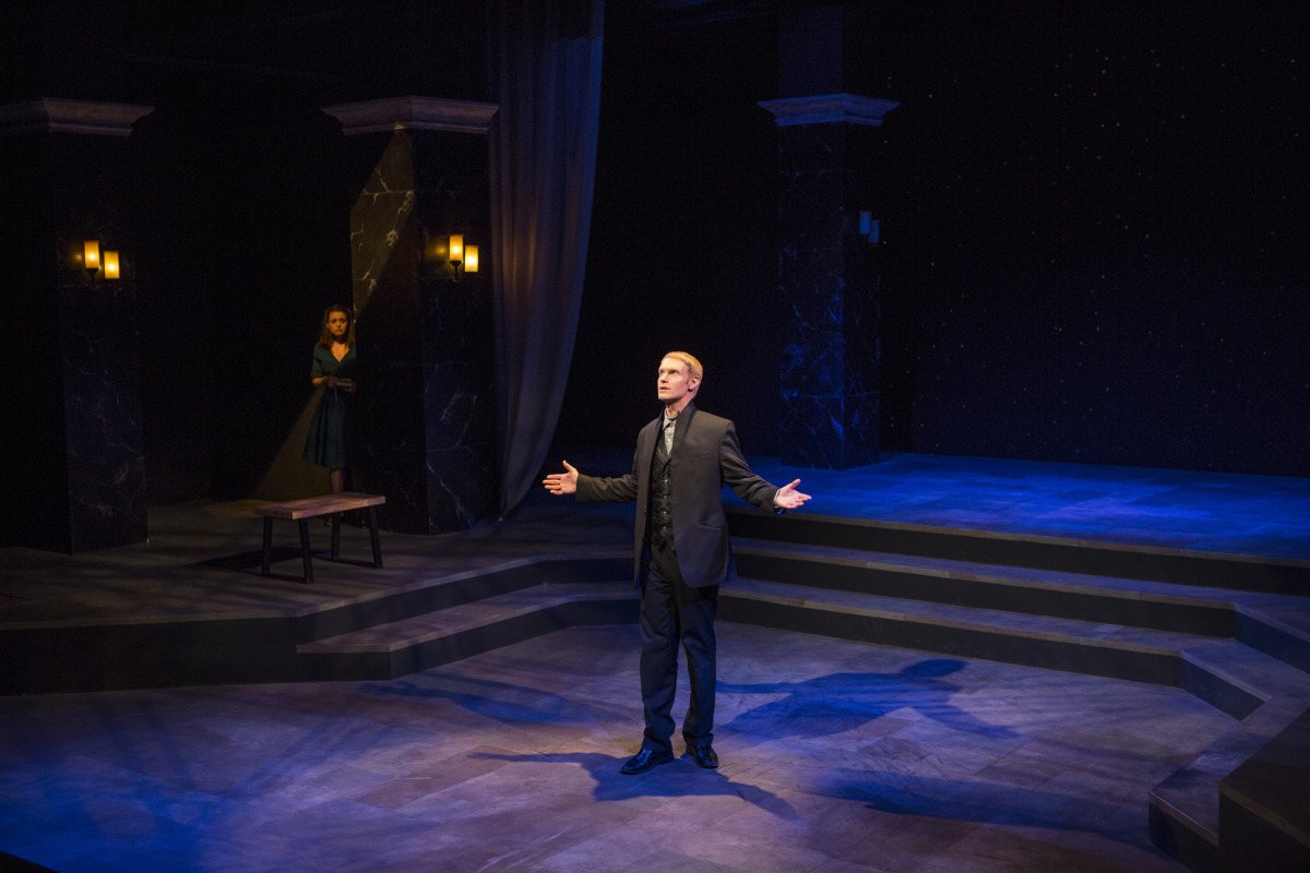 Courtneay Sanders and Grant Goodman in Hamlet (2014). Photo by Beth Hall. 