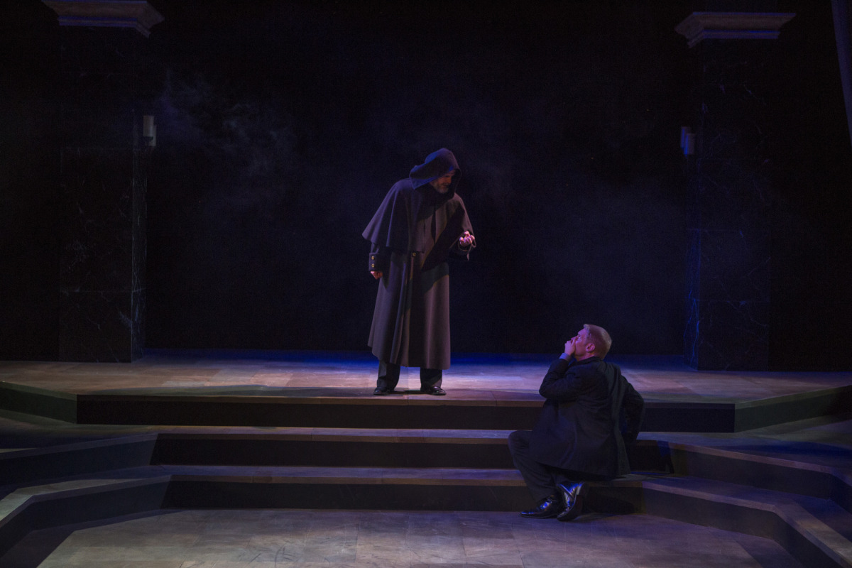 Troy Schremmer and Grant Goodman in Hamlet (2014). Photo by Beth Hall. 