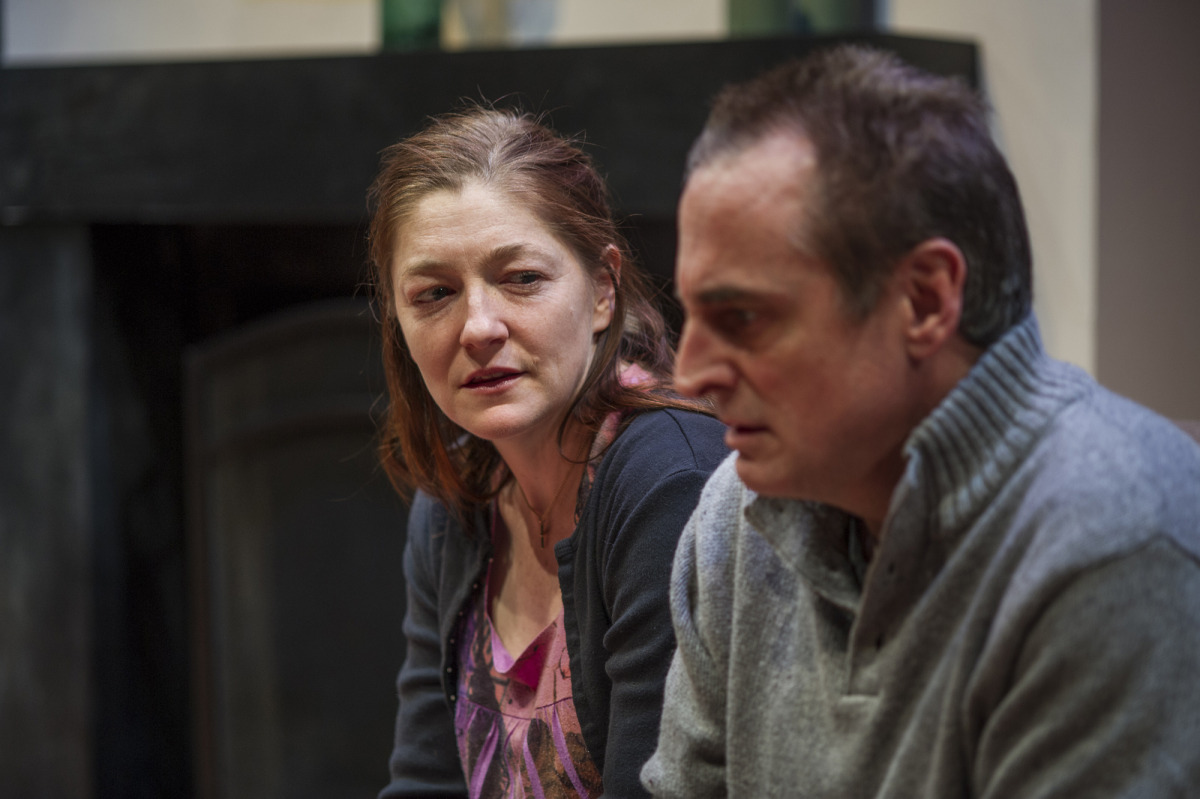 Rebecca Harris and Sean Patrick Reilly in Good People (2014). Photo by Beth Hall.
