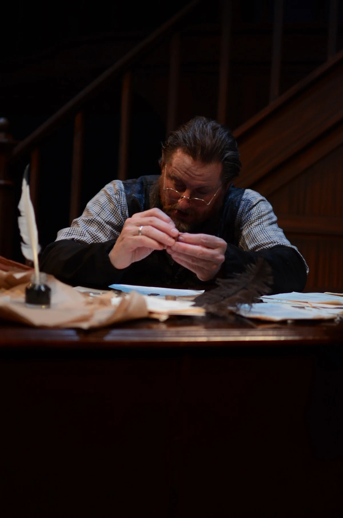 Jeffrey Baumgartner in A Christmas Carol (2013). Bettencourt Chase Photography. 