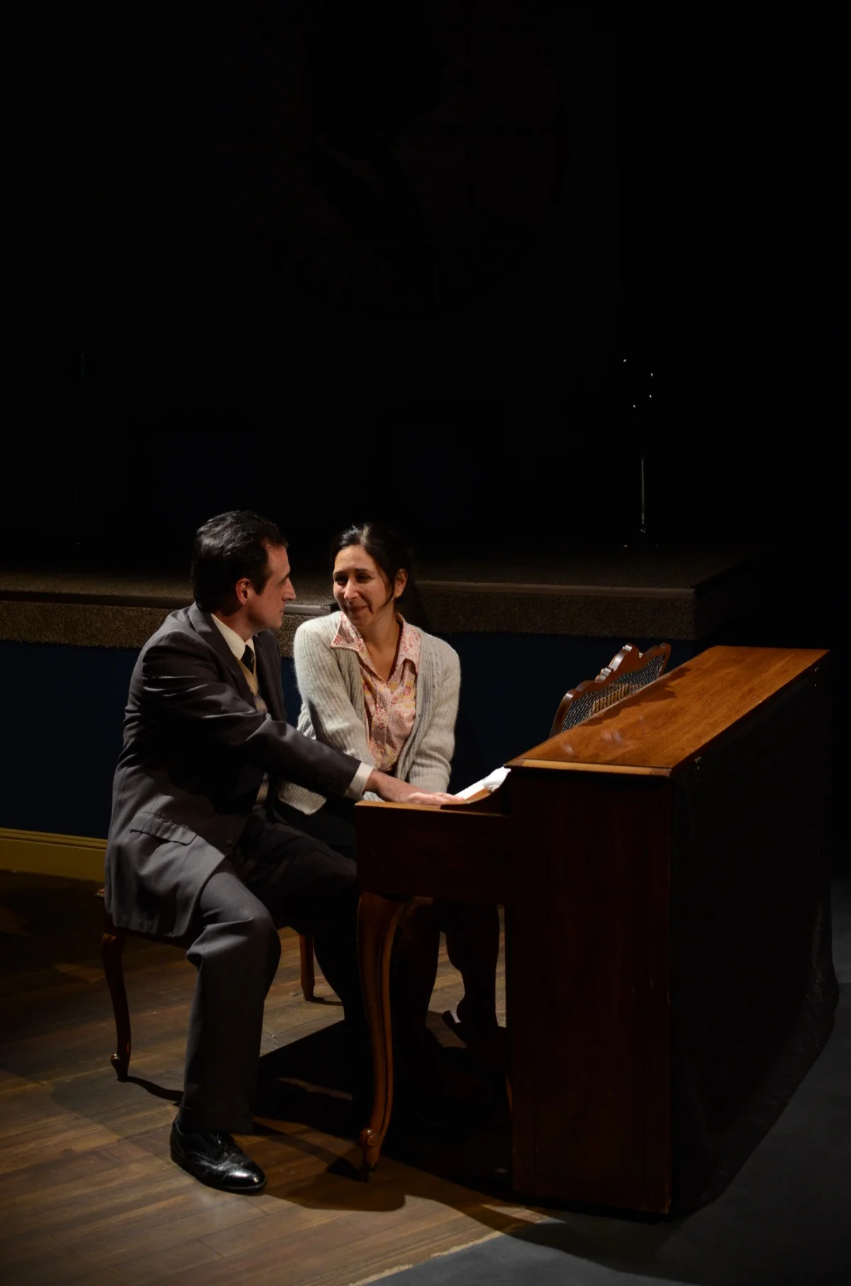 Sean Patrick Reilly and Amy Herzberg in The Spiritualist (2013). Bettencourt Chase Photography.