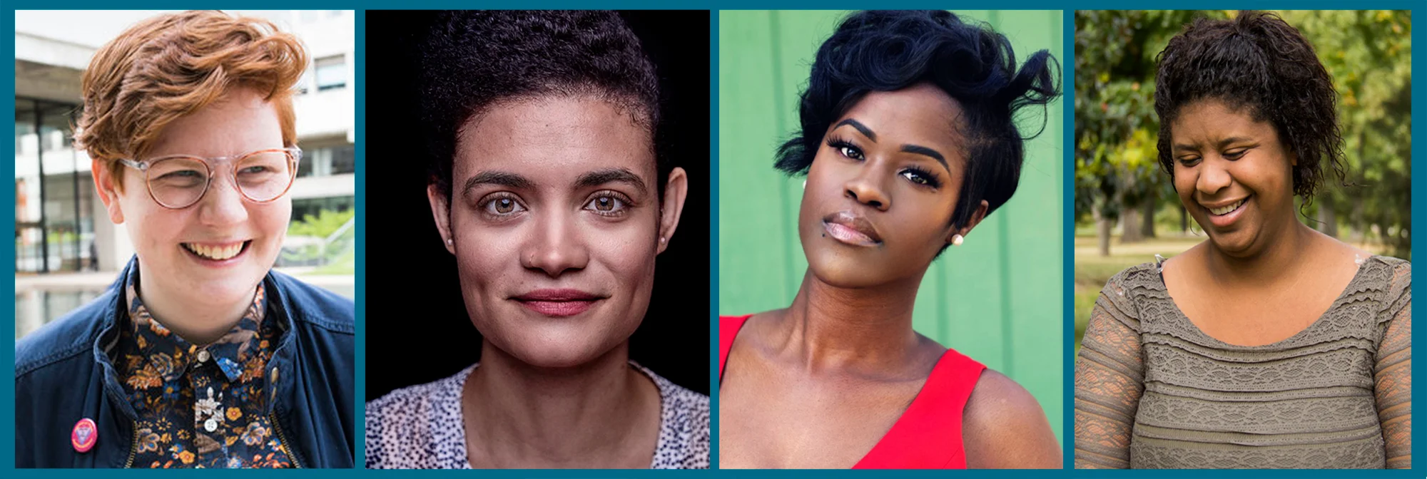 Playwrights to be featured at the festival include (L to R) Bryna Turner, Adrienne Dawes, Na’Tosha De’Von, and Rachel Lynett.