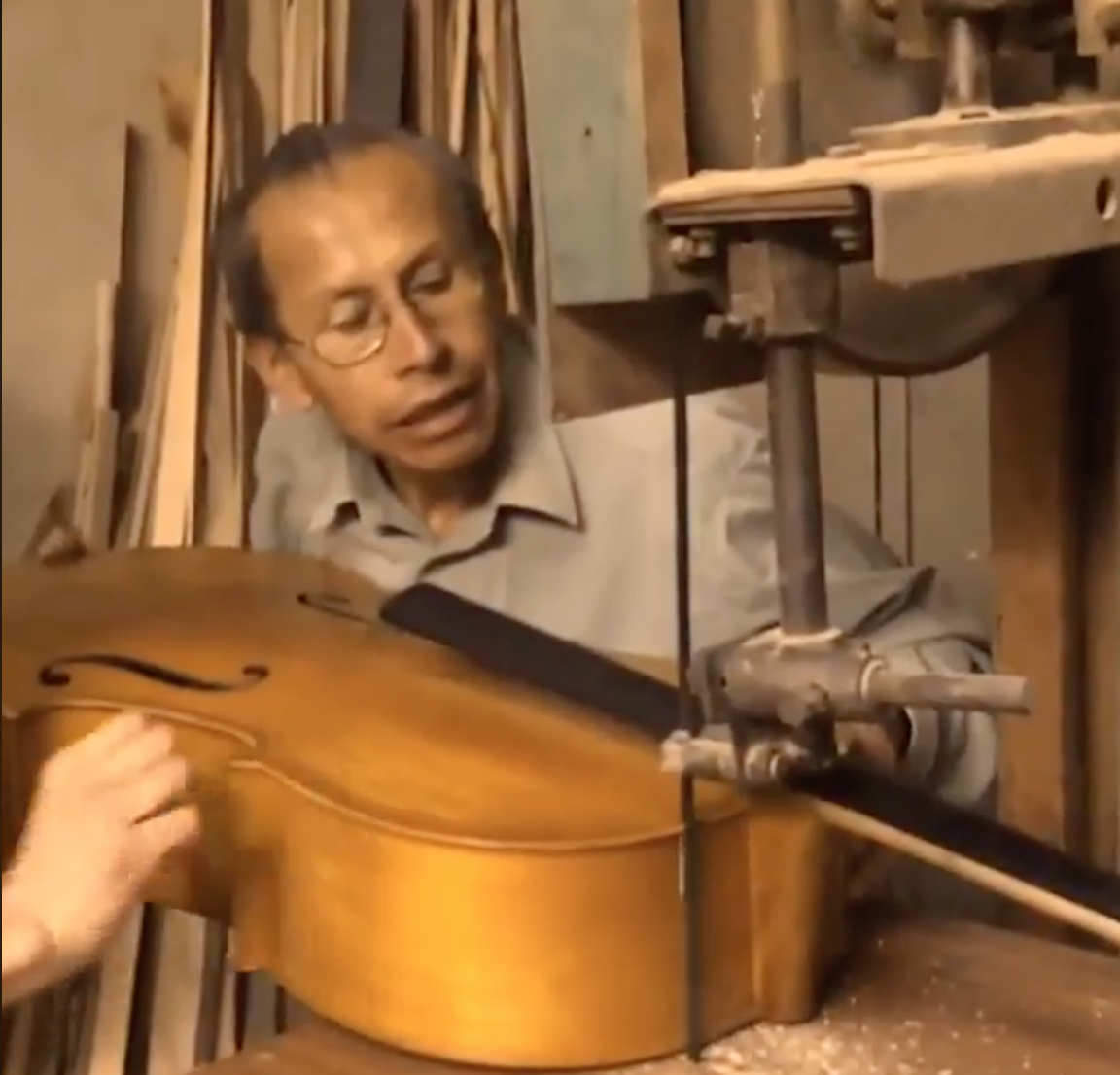 Blog post 4: 'The sawing of a 'cello'.