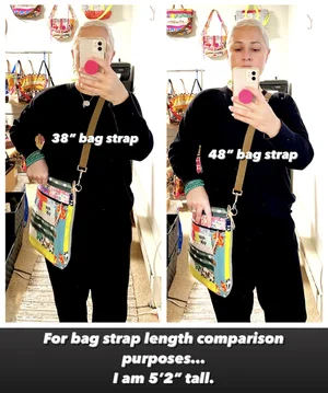 Quilted Bag Strap select length accent color JALMODOVAR