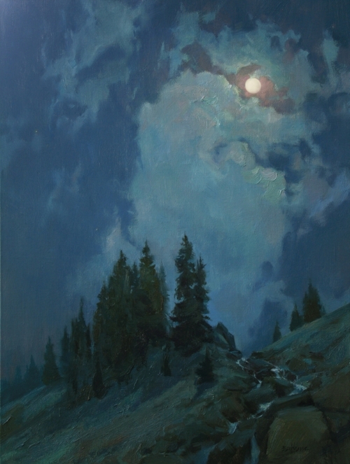 Opalescence 24" x 18" oil Highlands Art Gallery