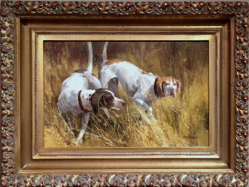 "Stylish on Point" 12" x 18" oil Highlands Art Gallery SOLD