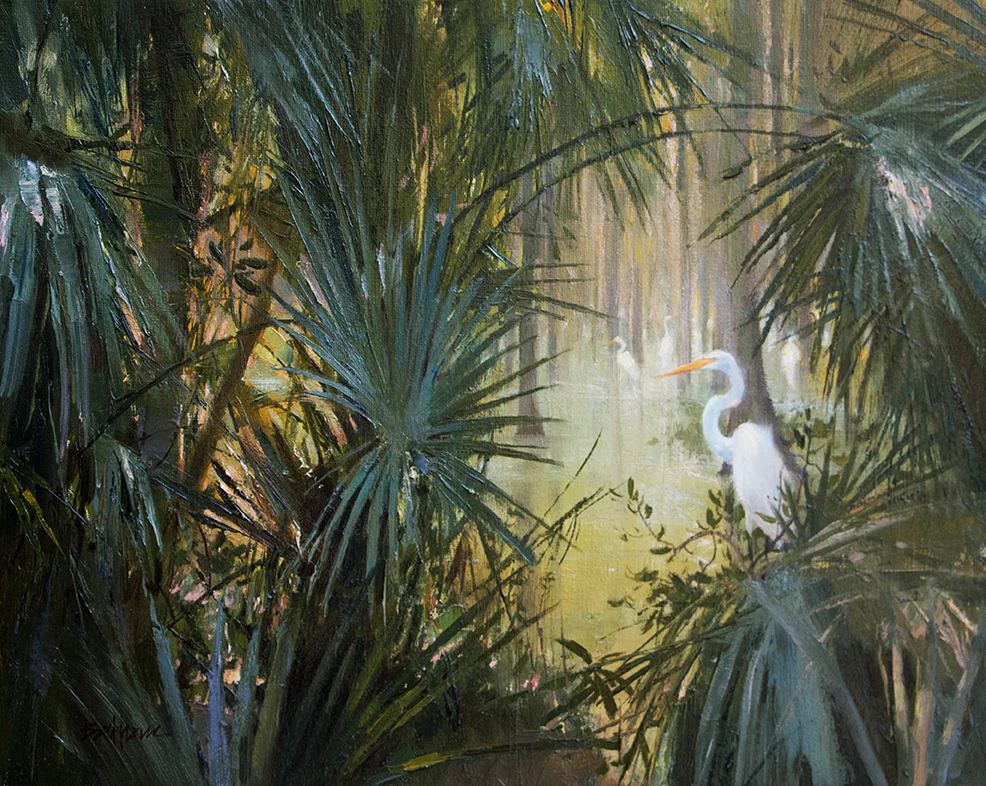"Behind the Scenes" 16" x 20" oil Helena Fox Fine Art SOLD