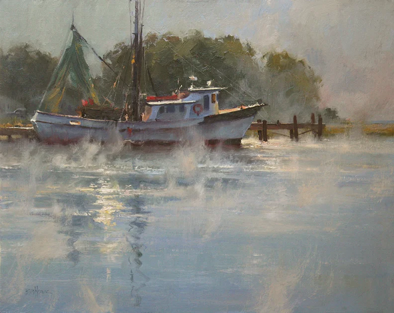"Rising Mist" 16" x 20" oil Helena Fox Fine Art SOLD