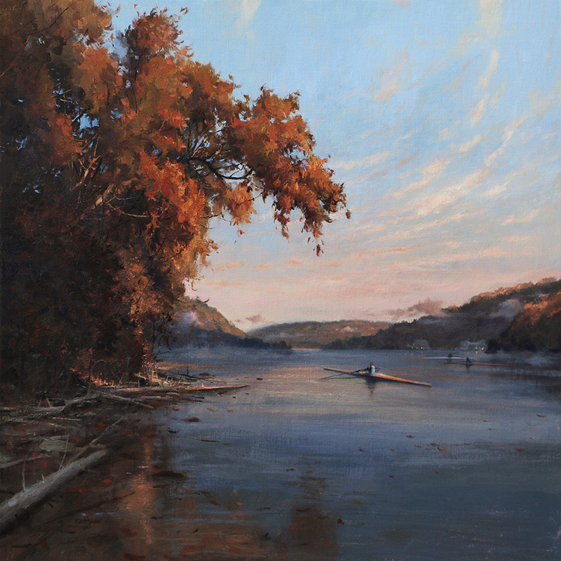  "Last of the Season" 30" x 30" oil 