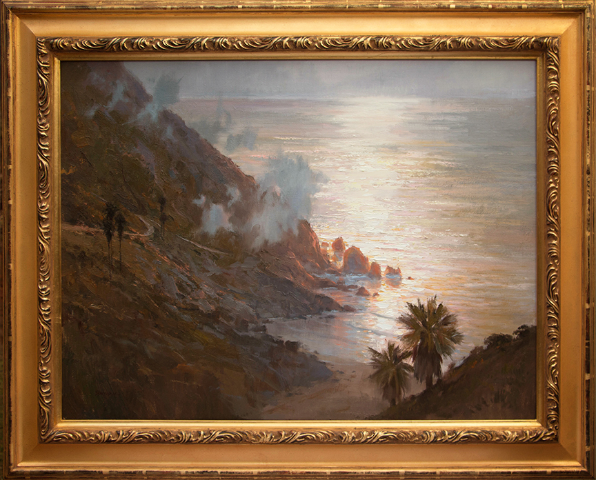  "Coastal Evening" 30" x 40" oil &nbsp; Highlands Art Gallery &nbsp; SOLD 