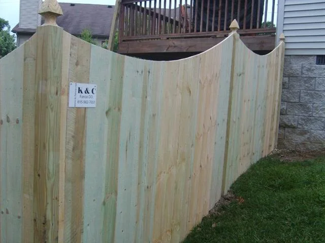 Concaved Privacy Fence