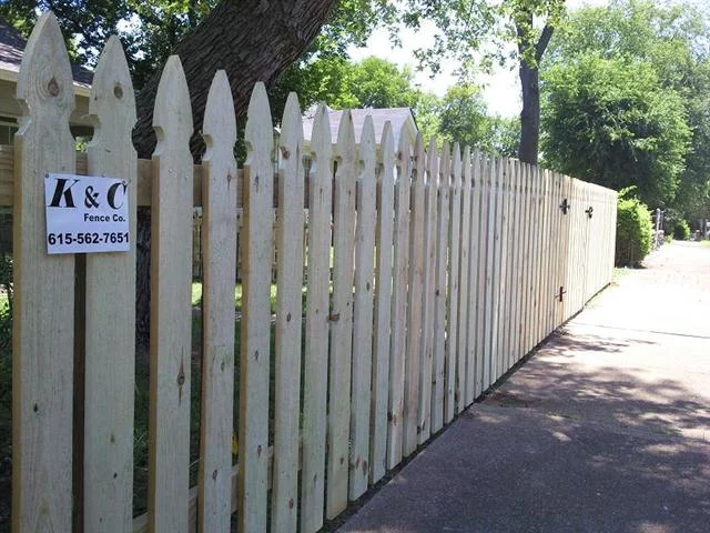 Wood Picket Fence in Nashville, TN