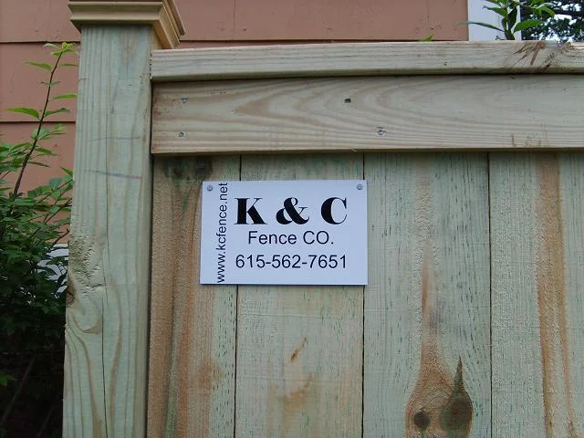 Cap & Trim Wood Fence
