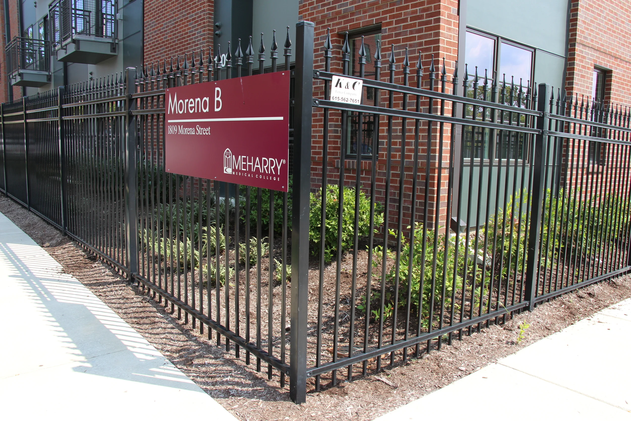 Nashville Commercial Grade Ameristar Steel Fence With Finials