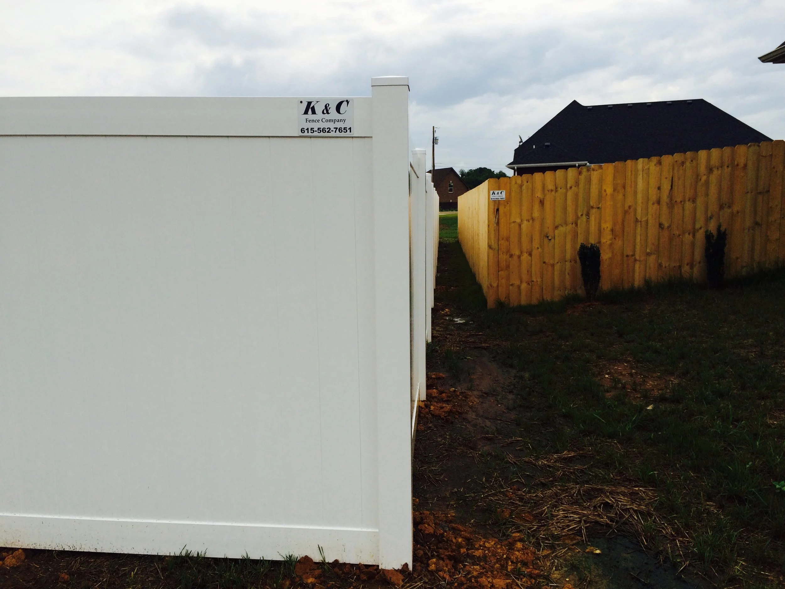 PVC Fence VS Wood Fence — Nashville Fence Contractor K & C Fence Company