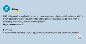 zdog fence company review nashville.webp