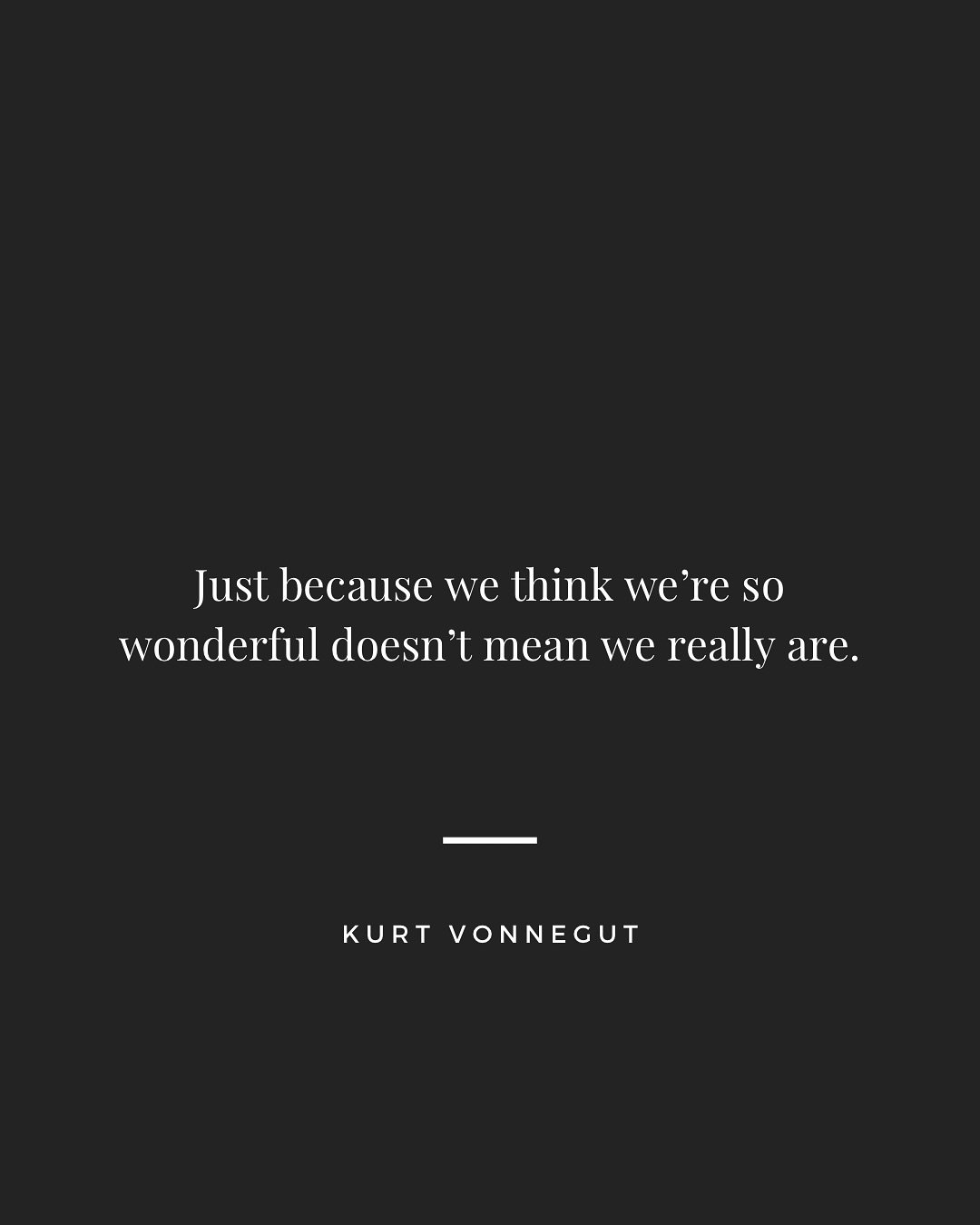 Our obsession with ourselves is actually fueling an epidemic of rationalizing bad choices and perpetuating our shitty lifestyles. 

Oops, did I say that out loud? 

In my research and preliminary writing for my nonfiction book, I&rsquo;ve been grappl