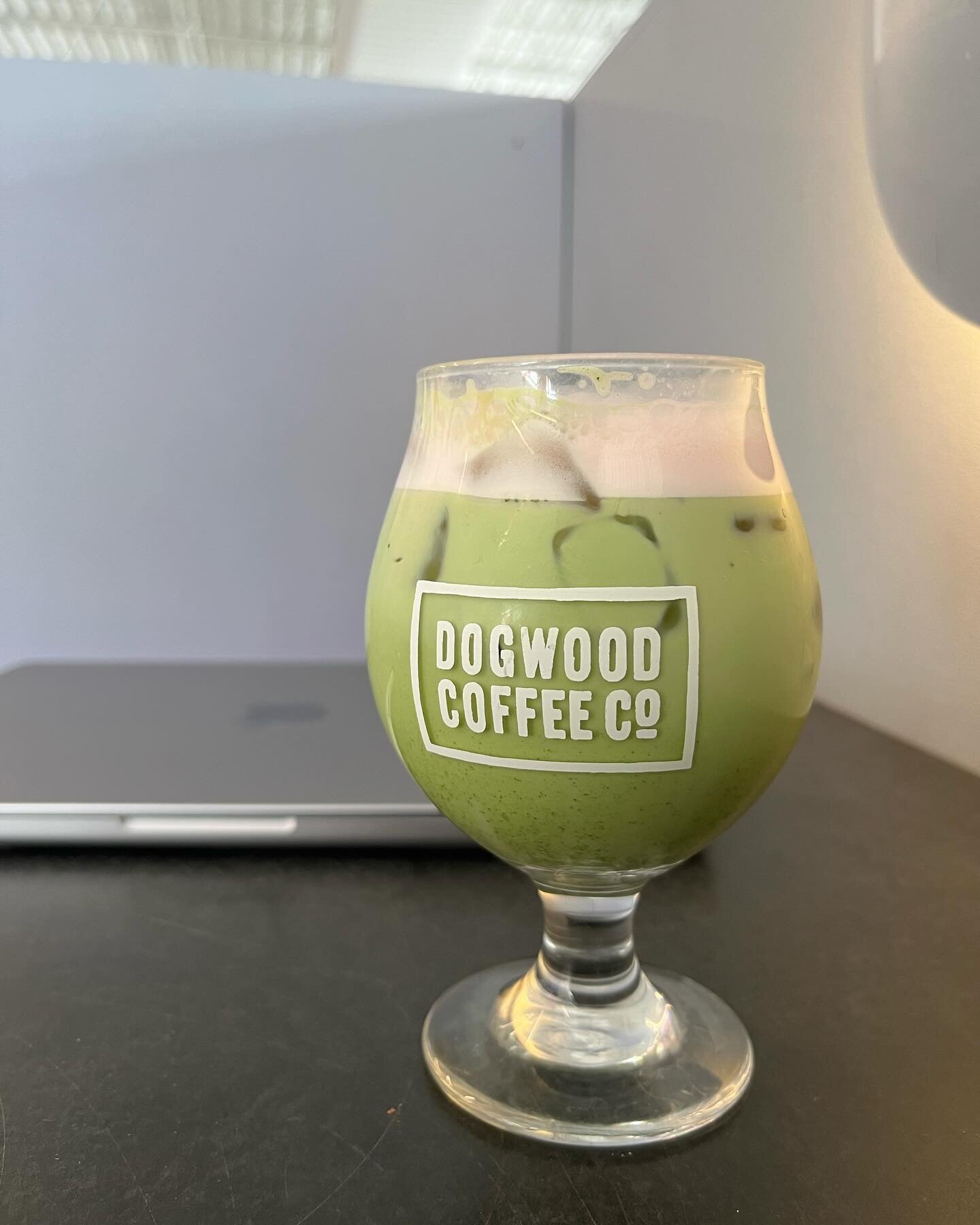 Working @dogwoodcoffee Northeast this afternoon! Treated myself to a Perfect Match-a (matcha with strawberry milk/cold foam) 🥰

When was the last time you had strawberry milk?