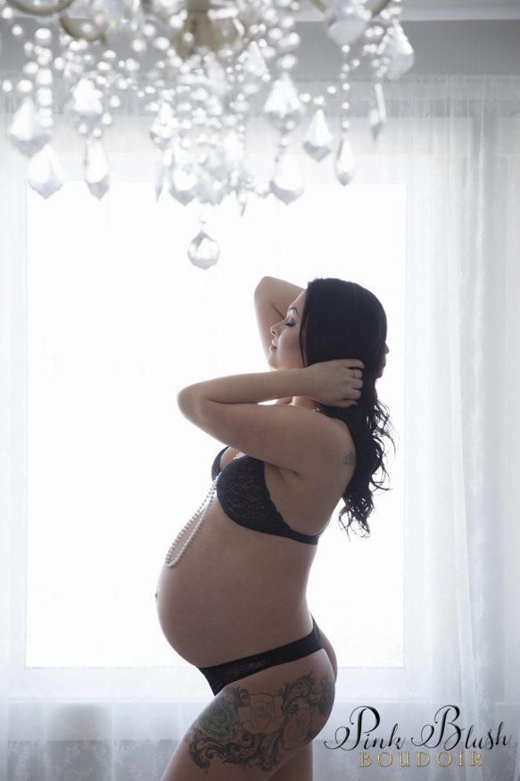 Maternity Boudoir Photos Edmonton