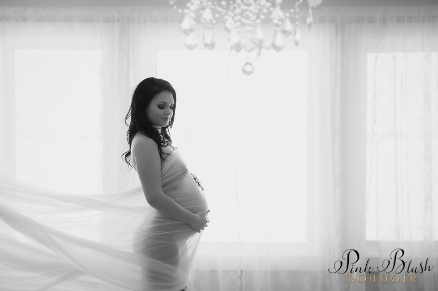 Maternity Boudoir Photos Edmonton