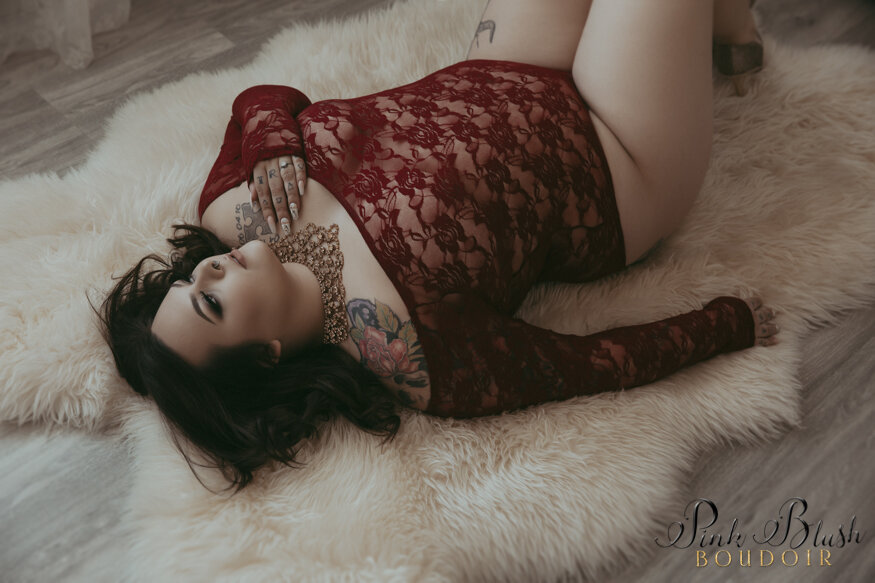 Curvy Boudoir Photography Edmonton